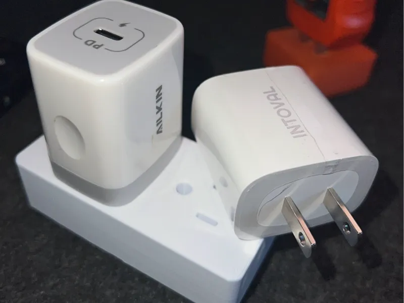 1x1 Gridfinity Bin for US Wall Plug Outlet