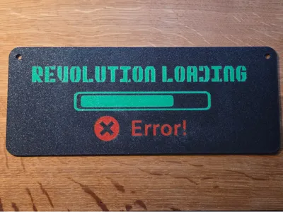 Sign Revolution loading - Error (Carnival/Fun)