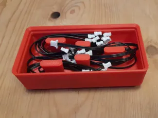 Gridfinity storage for cyberbrick cables 