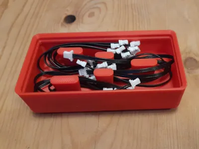 Gridfinity storage for cyberbrick cables 