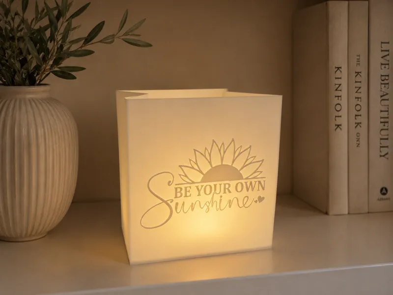 Lichttüte Be your own sunshine