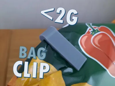 Bag clip < 2g