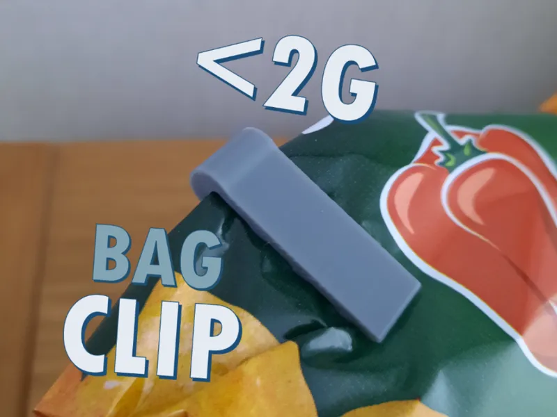 Bag clip < 2g