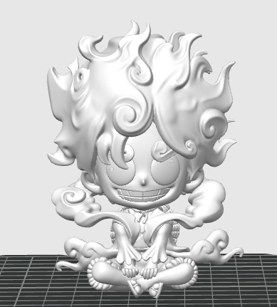 Miniatura 3 do modelo 3D Luffy路飞 one piece   智慧的海贼王 尼卡形态 多色全分件打印多版本