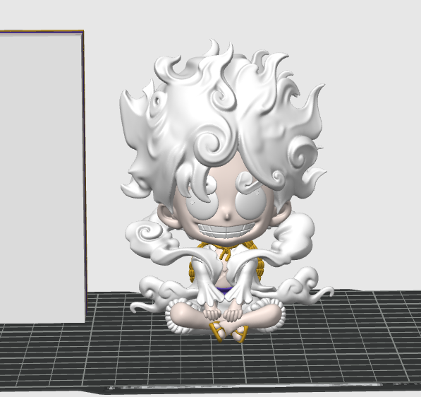 Miniatura 2 do modelo 3D Luffy路飞 one piece   智慧的海贼王 尼卡形态 多色全分件打印多版本