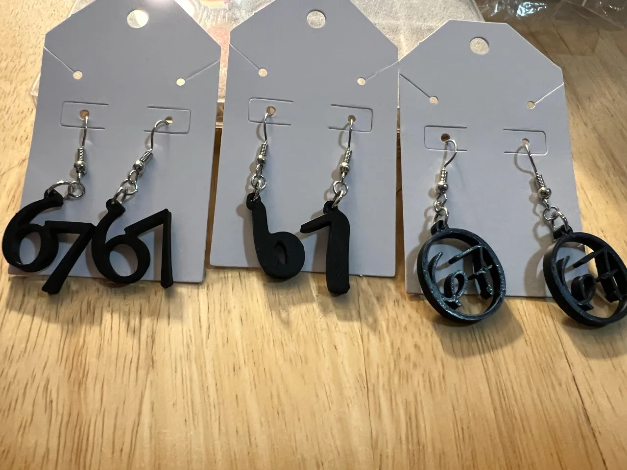 67 earrings, Keychains, and Ornaments view 4