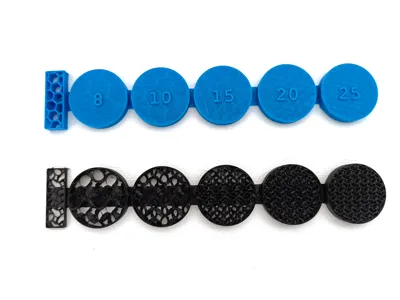 TPU-TPE infill flexibility test