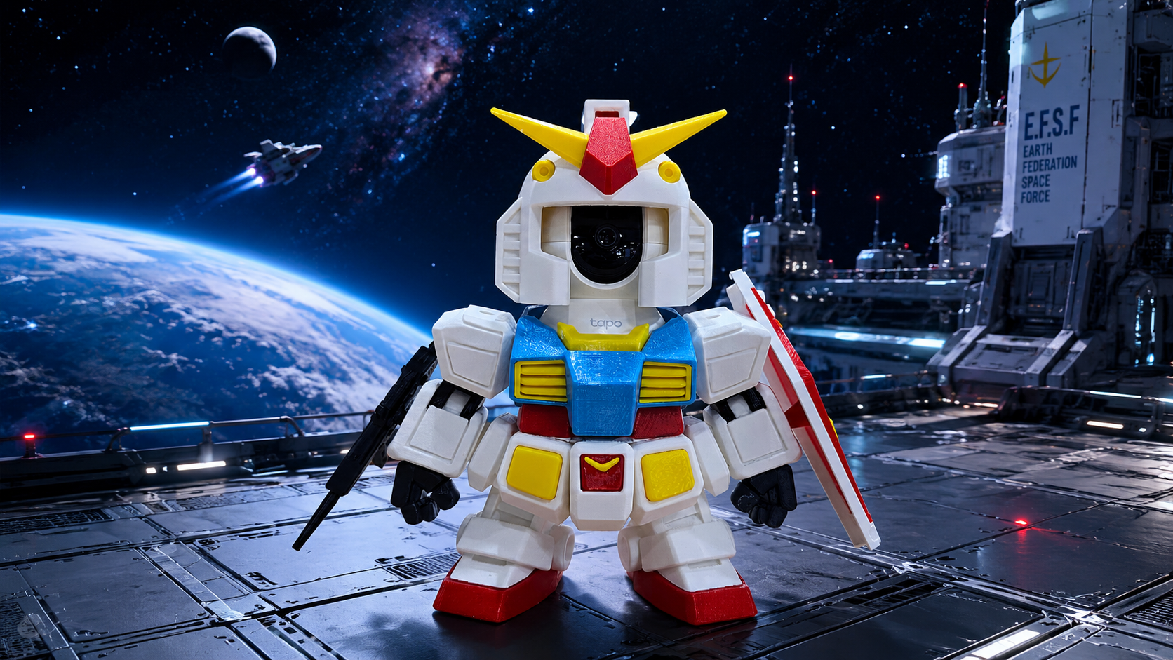 Tapo Gundam Camera Cover/Skin ( Tapo C200 Series ) - 1