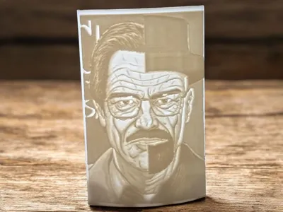 Breaking Bad Heisenberg x Walter White lithophane