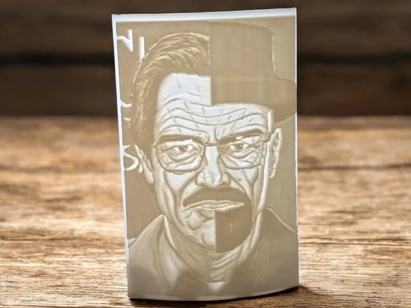 Breaking Bad Heisenberg x Walter White lithophane