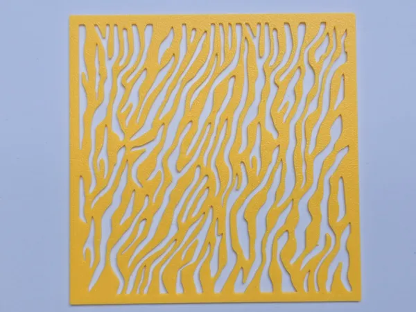 Pochoir motif rayures tigre/zèbre