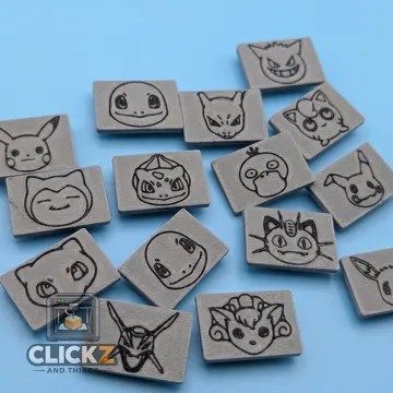 Accesorio para impresora 3D: Pokémon - Pokéwalker Collection - Clicker (NO AMS) — vista de referencia 3