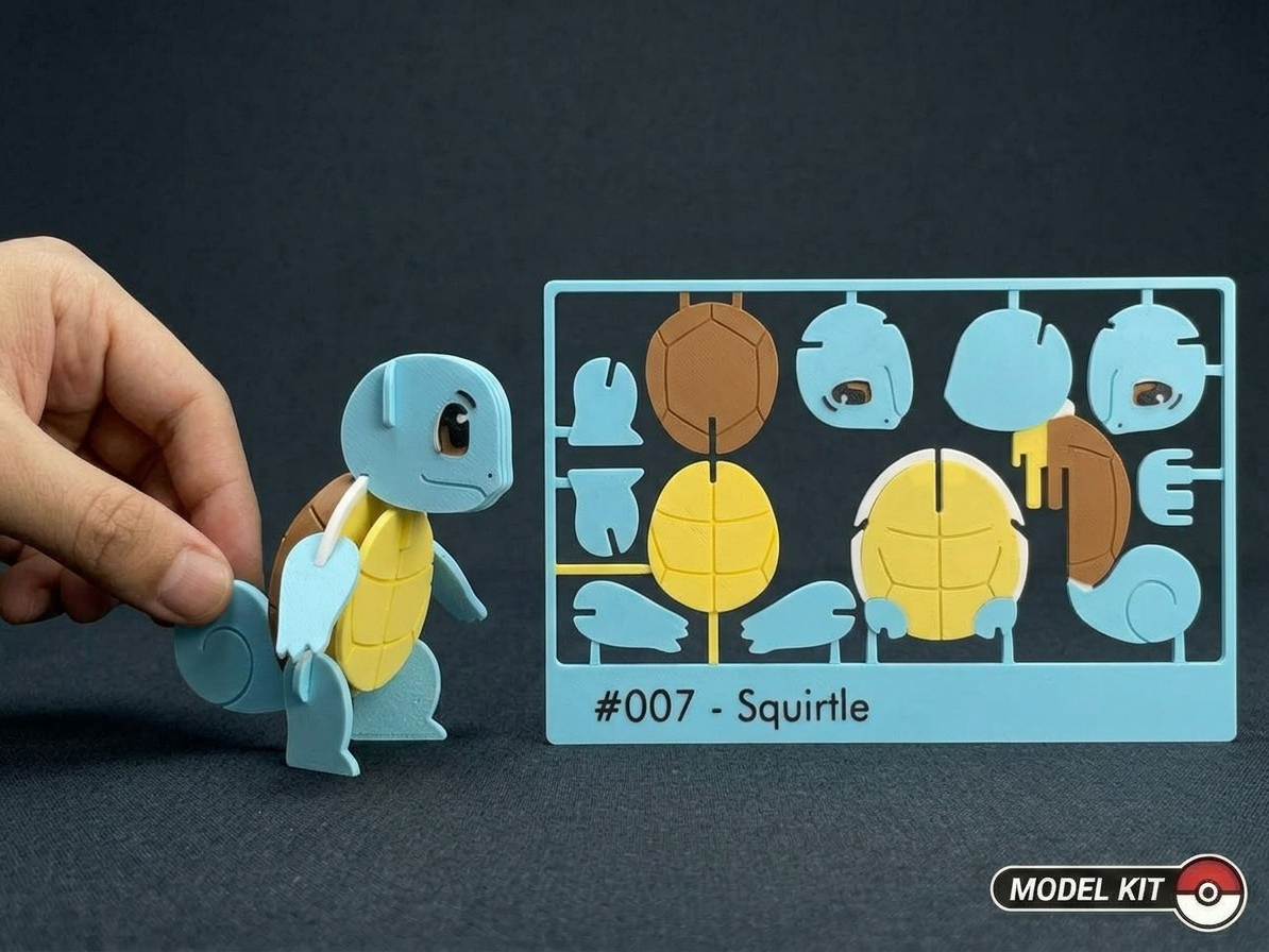 Pokemon #007 - Squirtle kit card