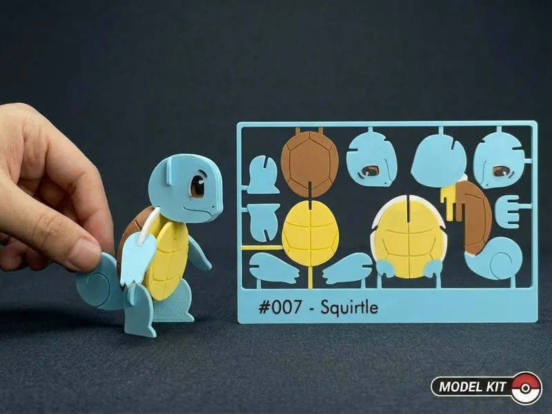 Pokemon #007 - Squirtle kit card