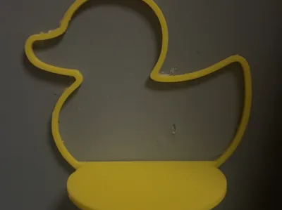 Small duck display shelf