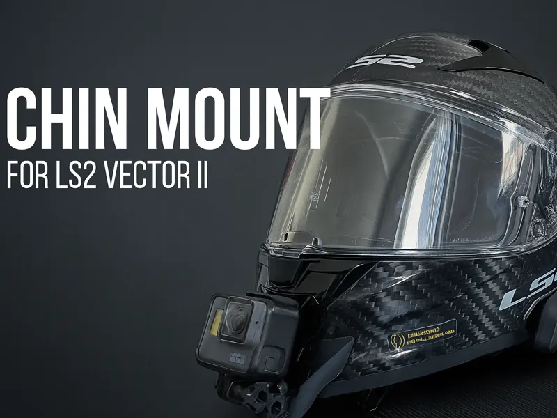 Chin Mount for LS2 Vector II – Custom Fit