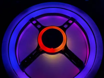 Corsair simple 140mm-to-120mm fan adapter