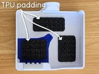 TPU FOAM ● 0.2mm layer, 0 walls, 8% infill