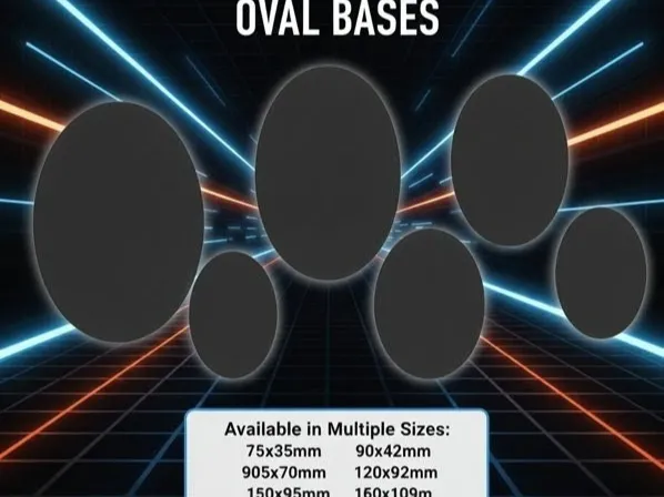 Oval Bases for wargamming
