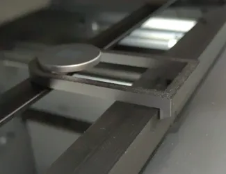 glass riser - glass lock
