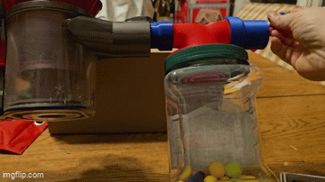Nerf Dart-Rival Ball Vacuum Attachment Dyson