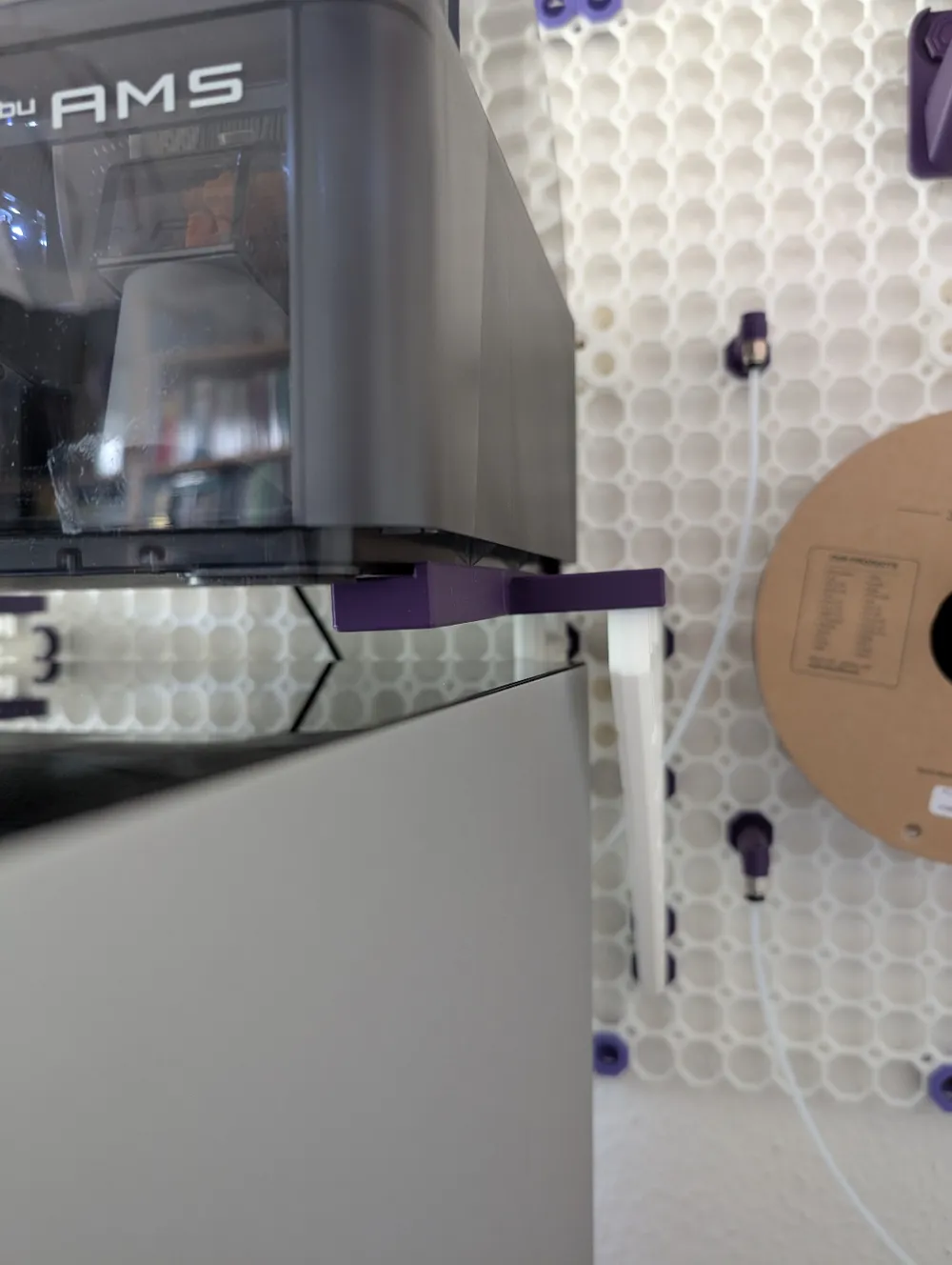 Multiboard AMS Shelf with offset Remixed by Clemens - MakerWorld