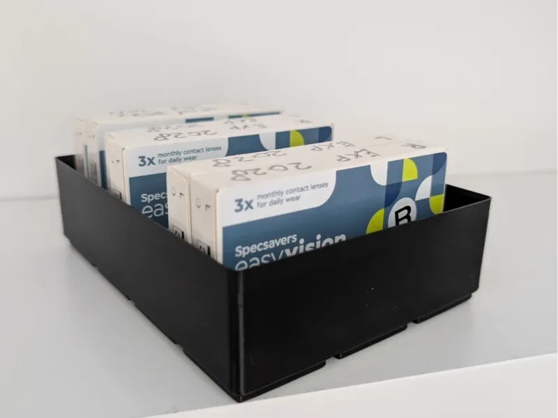 Contact Lenses storage Gridfinity 3x4