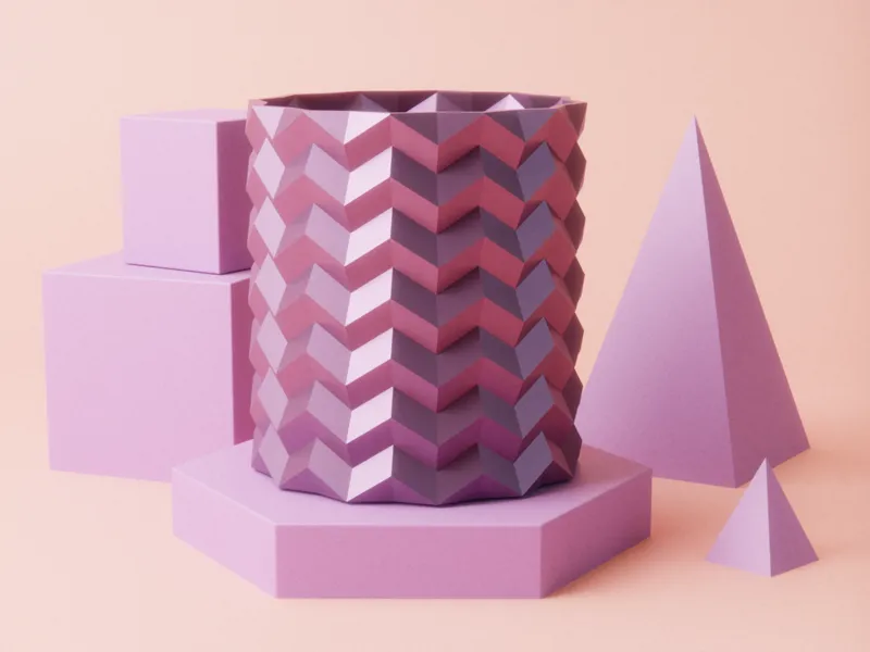 Modern Geometric Organizer - Circular