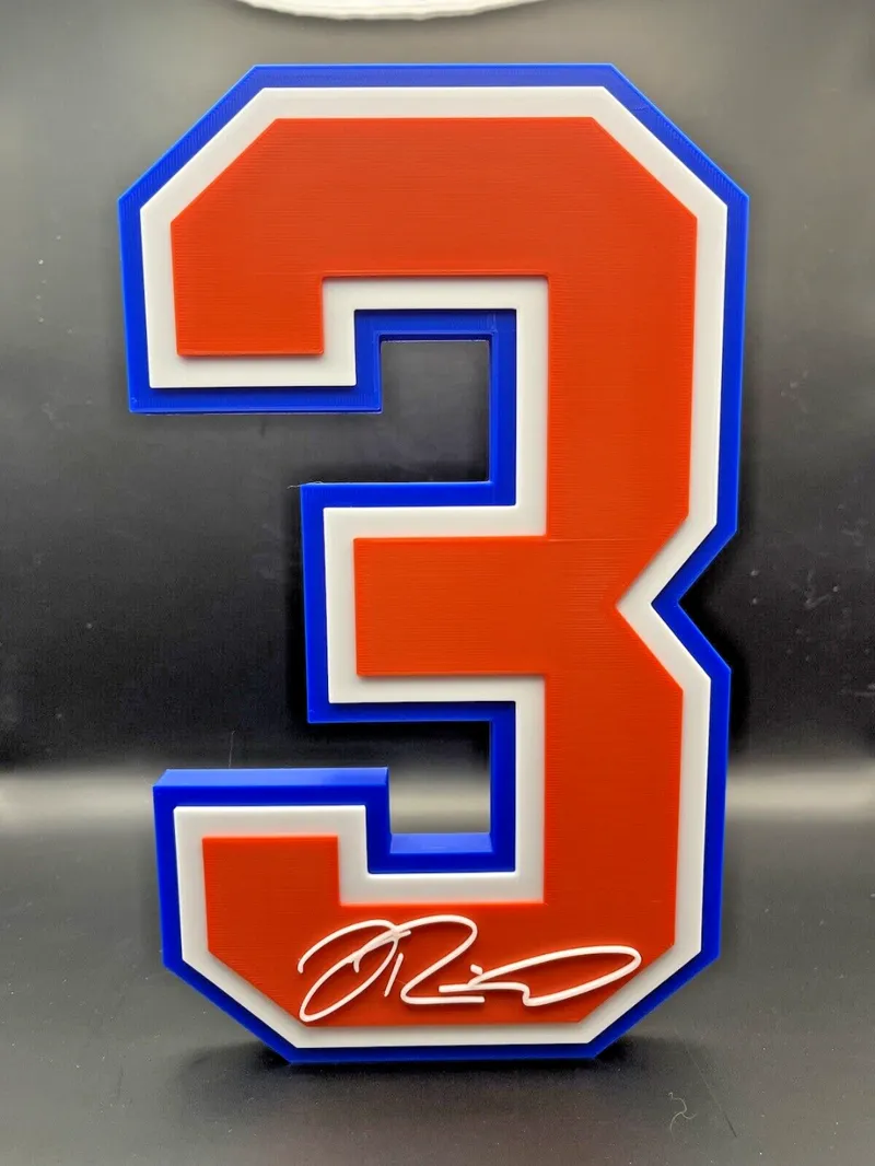 Daniel Ricciardo Sign Display Wall Desk Shelf Art