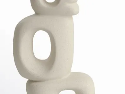 “Whisper Touch” Modern Finger & Feather Sculpture