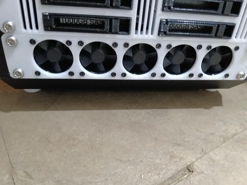 1U reinforced 40mm fan panel