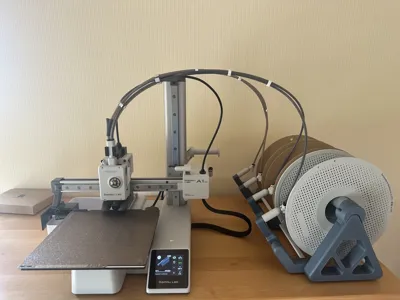 Spool holder for A1 mini (MMS) + G-Code
