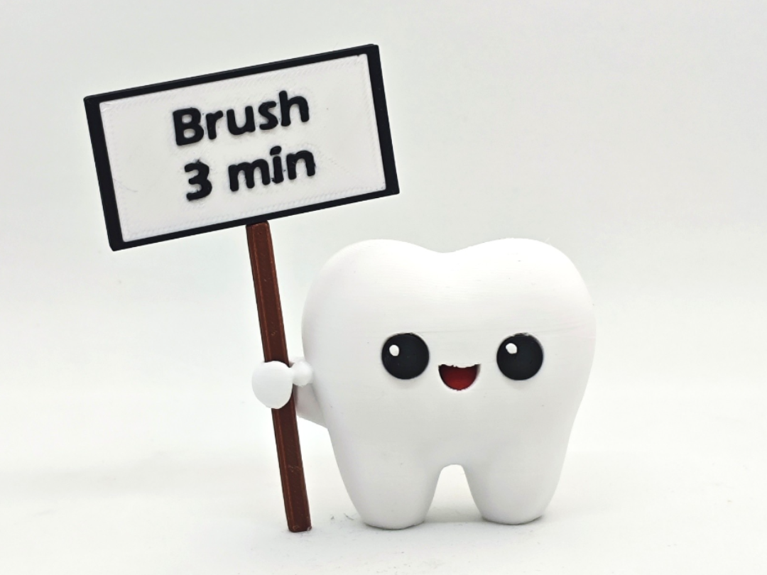Tooth Brush Reminder – Custom Sign  (Bath Decor)