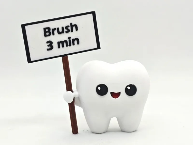 Tooth Brush Reminder – Custom Sign (Bath Decor)