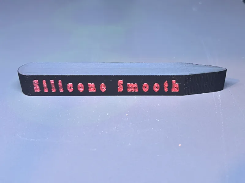 Silicone smoothing tool