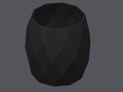 geometric plant pot