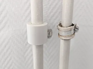 Cover for Pipe Clamp on Wall  (heating tube)