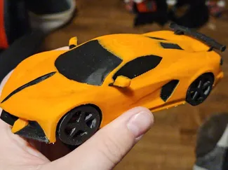 Orange corvette