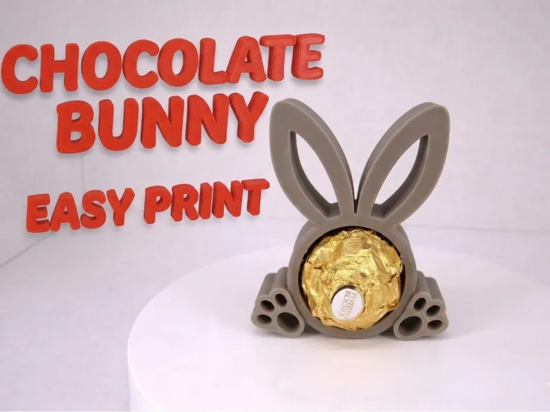 Elegant & Modern The Minimalist Easter Bunny Stand