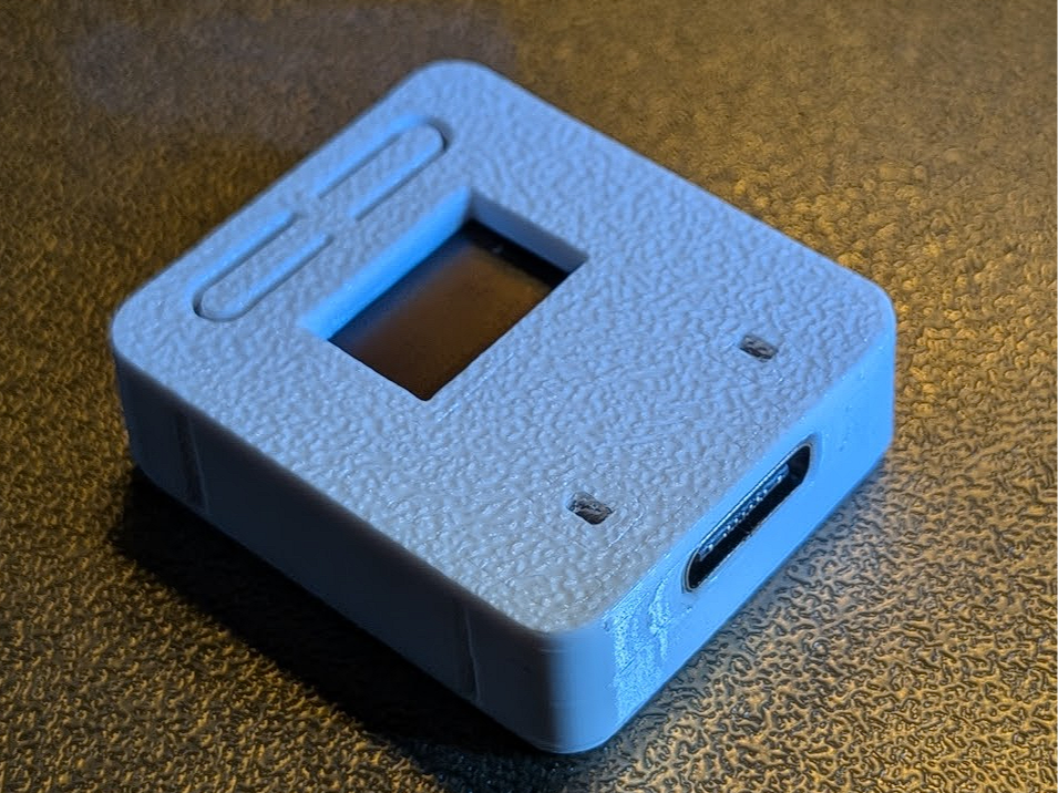 ESP32-C3 OLED Enclosure (Snap-Fit Design)