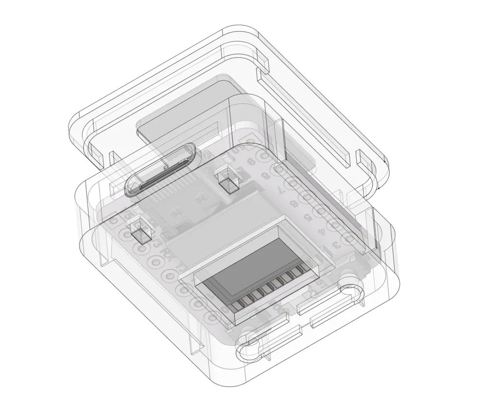 ESP32-C3 OLED Enclosure (Snap-Fit Design) - Free 3D Print Model ...