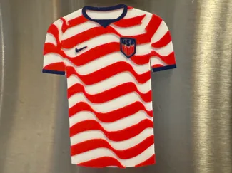 USA Soccer Jersey Magnet