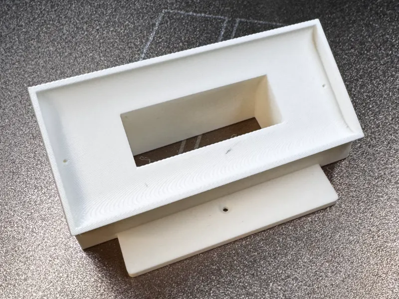 Ring Videotürklingel Pro Kabel Halterung gedreht