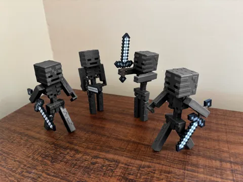 Minecraft Wither Skeleton – Articulated