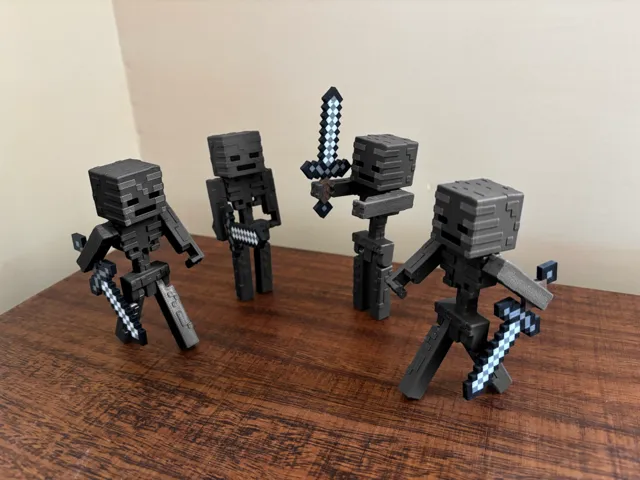 Minecraft Wither Skeleton - Articulated