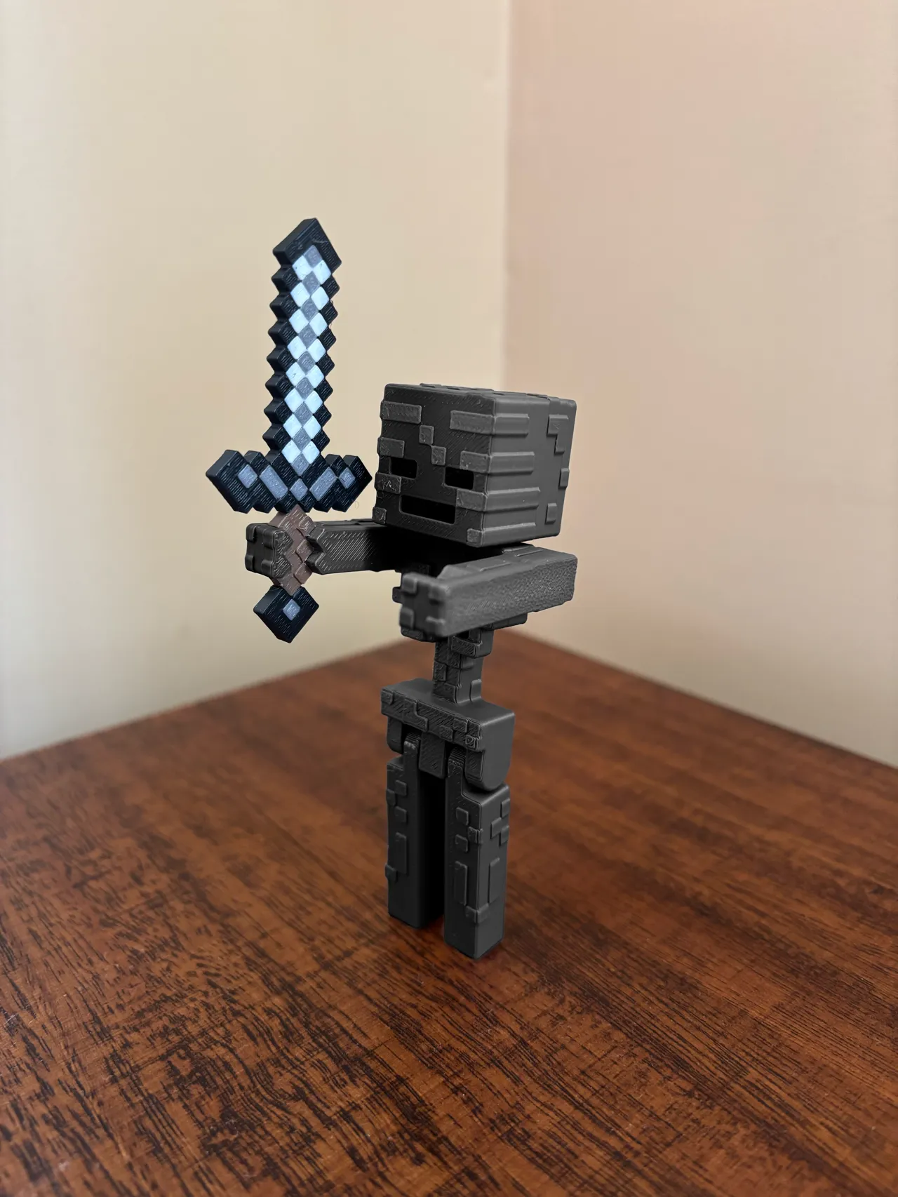 Minecraft Wither Skeleton – Articulated view 2