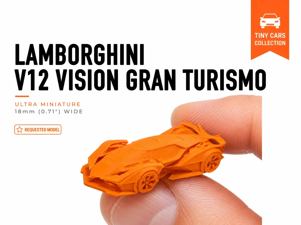 Accesorio para boquillas: Tiny Lamborghini V12 Vision Gran Turismo. Referencia del modelo original.