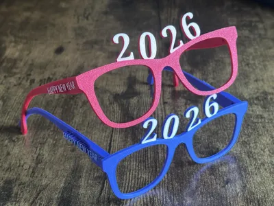 Glasses new year color