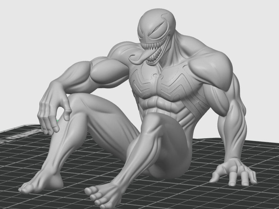 Seated Venom Figure