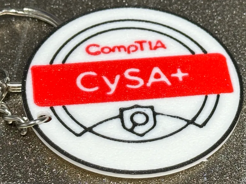 CompTIA CySA Certified Keychain - Luggage Tag